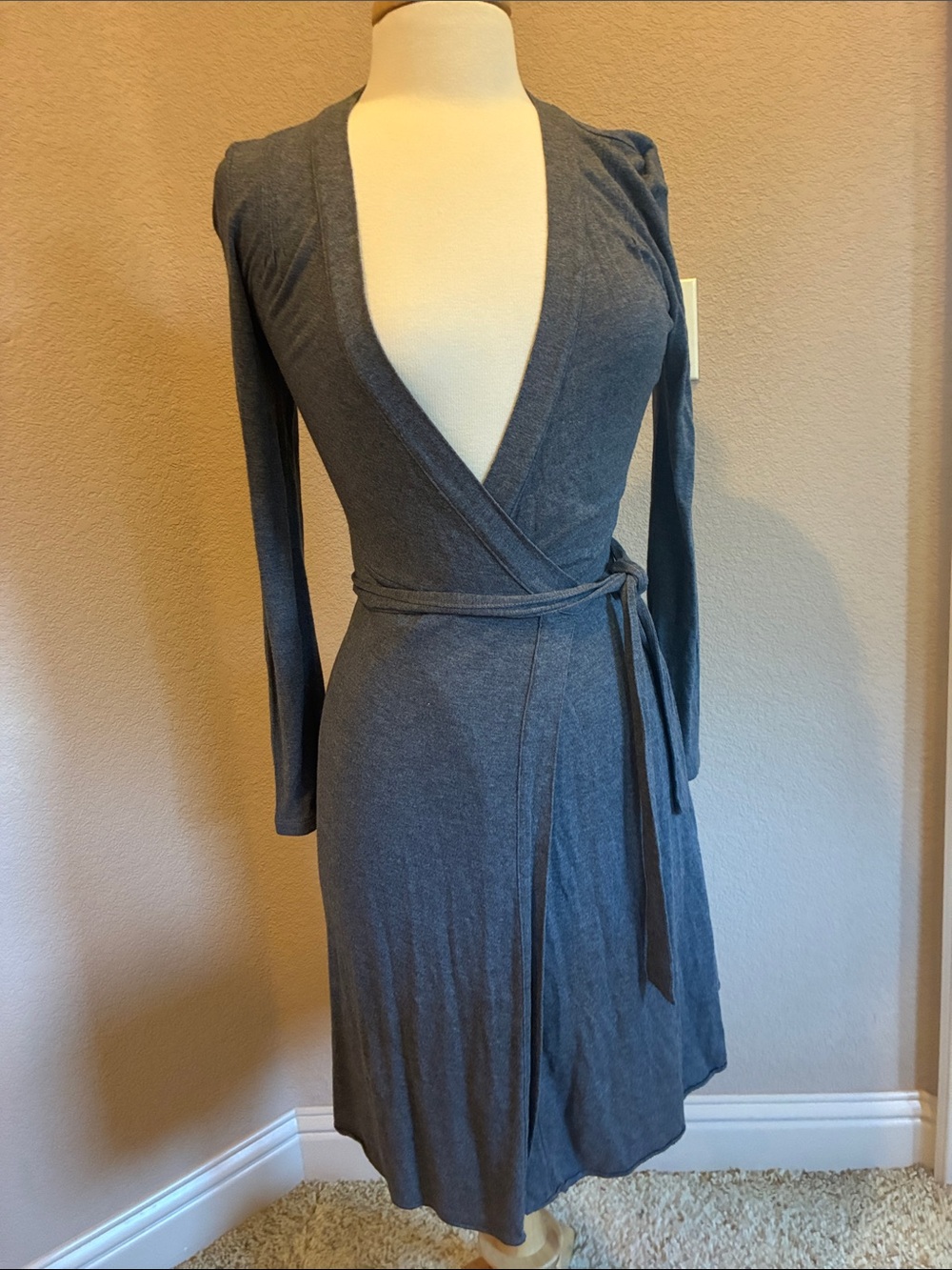 Gap Long Sleeve Wrap Dress size S